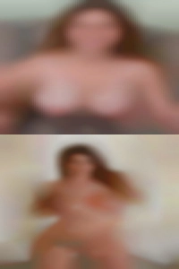 Beautiful man touching naked woman boobs wife in nylons.